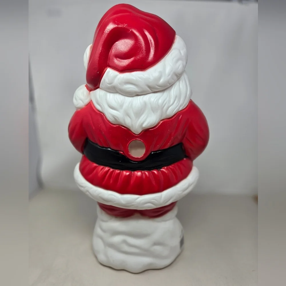 Vintage Santa Blow Mold Lighted 18 Inches Indoor/outdoor By Grand Venture 1999